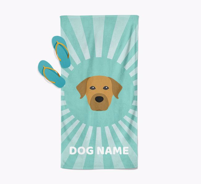 'Rays' - Personalized {breedFullName} Towel